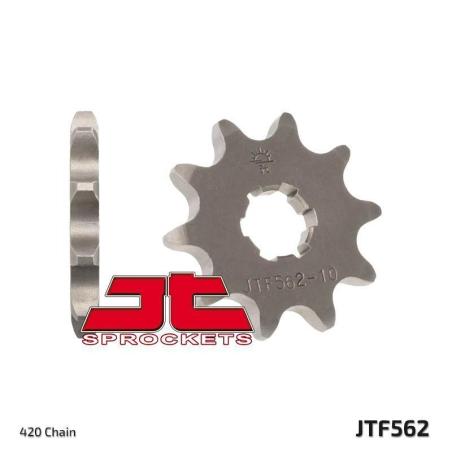 JT SPROCKETS JTF562.10 : Piñón JT SPROCKETS acero estándar 562 - Paso 420