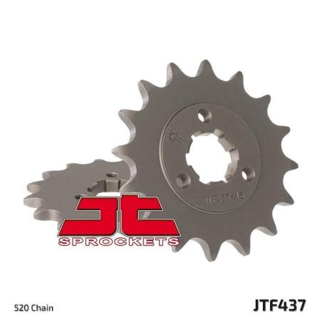 JT SPROCKETS JTF437.16 : Piñón JT SPROCKETS acero estándar 437 - Paso 520