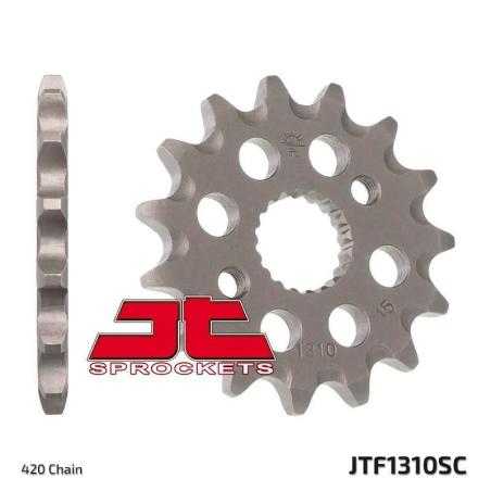 JT SPROCKETS JTF1310.15SC : Piñón JT SPROCKETS acero autolimpiable 1310 - Paso 420