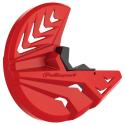 POLISPORT 8157000003 : Protector de disco y puntera de Horquilla POLISPORT rojo Beta RR