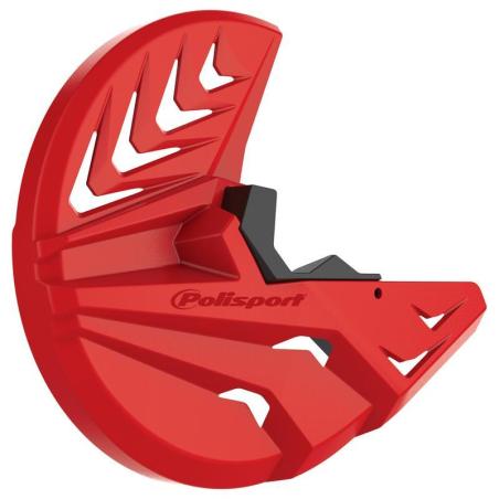 POLISPORT 8157000003 : Protector de disco y puntera de Horquilla POLISPORT rojo Beta RR