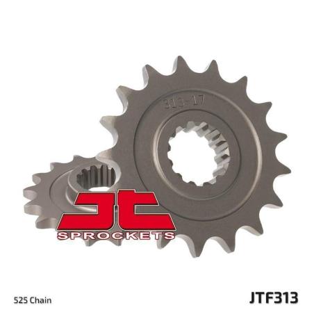 JT SPROCKETS JTF313.16 : Piñón JT SPROCKETS acero estándar 313 - Paso 525