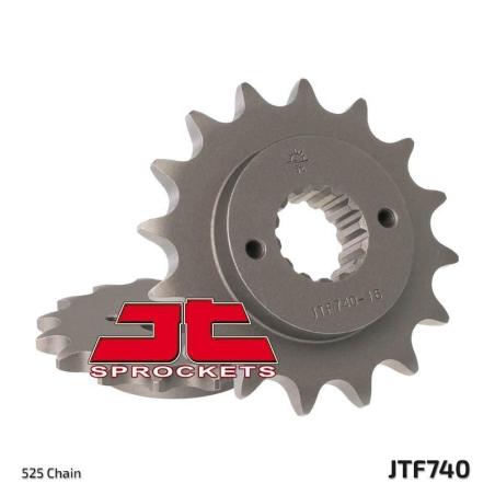 JT SPROCKETS JTF740.15 : Piñón JT SPROCKETS acero estándar 740 - Paso 525