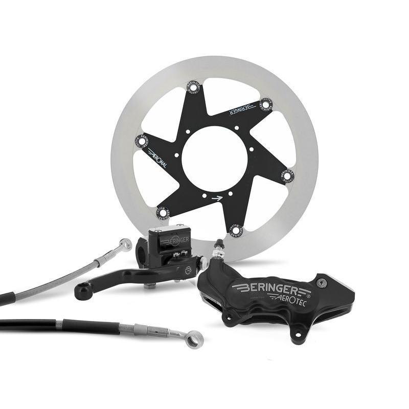 BERINGER  : Kit completo de frenado BERINGER Top Race rueda de 16.5 con pinza de freno Aerotec® 6 pistones - negro"