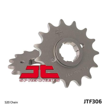 JT SPROCKETS JTF306.15 : Piñón JT SPROCKETS acero estándar 306 - Paso 520