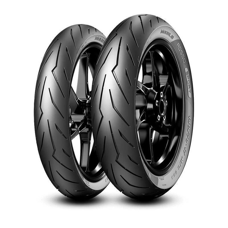 PIRELLI 3614700 : Neumático PIRELLI DIABLO ROSSO SPORT 150/60-17 M/C 66S TL