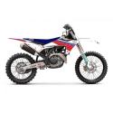 BLACKBIRD 8548AA : Kit de adhesivos + funda de asiento BLACKBIRD Retro - KTM SX/SX-F