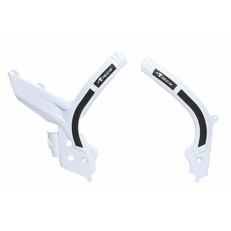 RACETECH R-PRTKTMBNNR2 : Protector de Chasis Bi-Material RACETECH Blanco / Negro