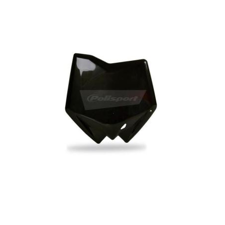 POLISPORT 8658200001 : Porta-números delantero POLISPORT negro Husqvarna