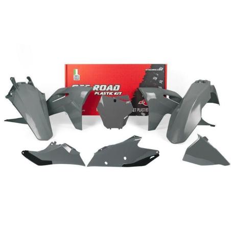 RACETECH R-KITGAS-GR0-599 : RACETECH Plastic Kit - Quantum Grey Gas Gas
