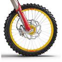 HAAN WHEELS 155521/2/2/T : Rueda delantera completa HAAN WHEELS Tubeless 21x2,15x36T