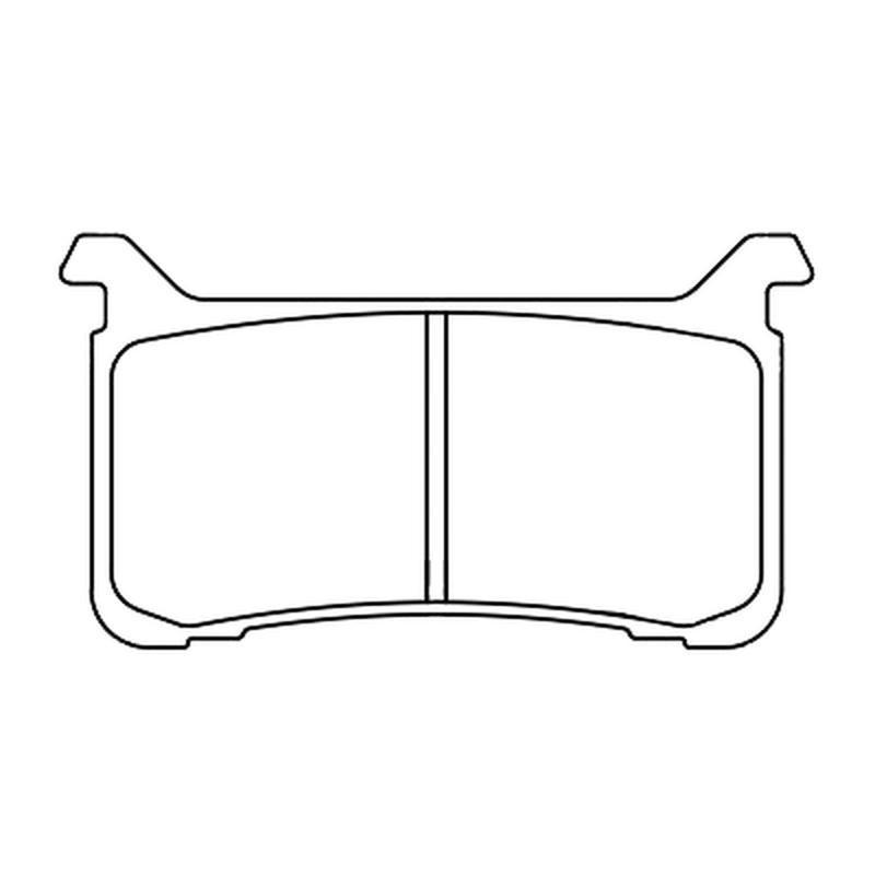 CL BRAKES 1252C60 : Juego de pastillas sinterizadas CL BRAKES (1237C60)