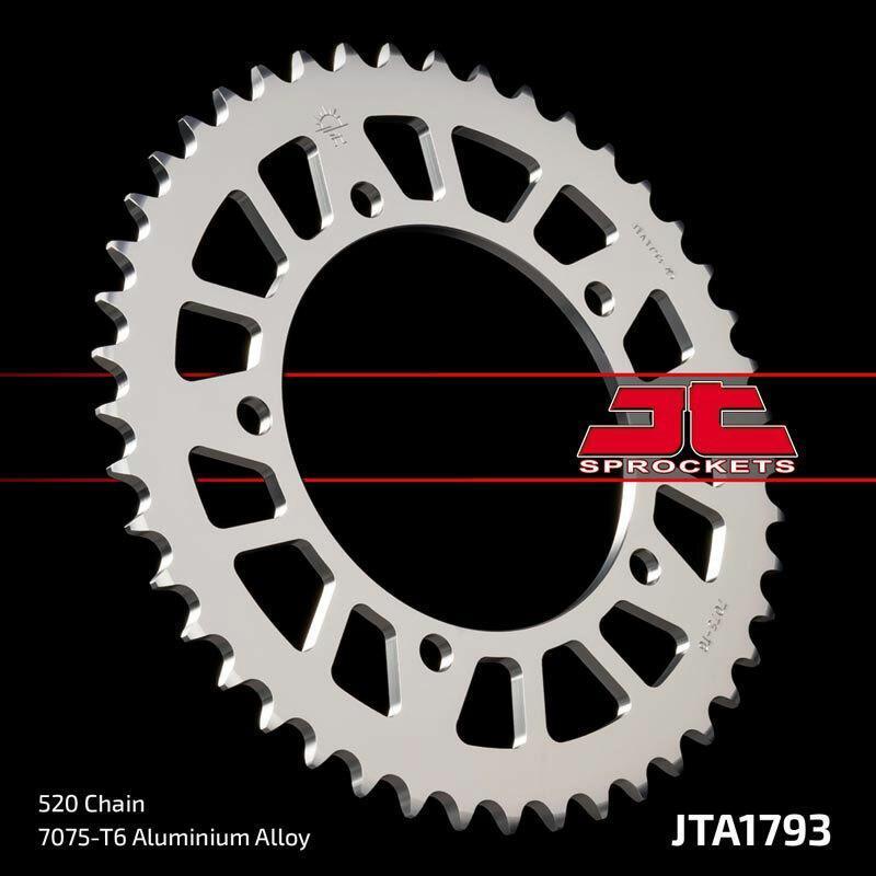 JT SPROCKETS JTA1793.46BLK : Corona JT Aluminio negro JT 1793 con 46 dientes
