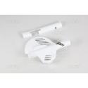 UFO HO02605-041 : Protector de disco delantero UFO Honda blanco HO02605-041