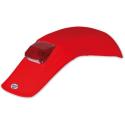 UFO ME08027#B : Guardabarros trasero universal UFO enduro con luz 125cc-250cc-500cc (1983-1993) rojo ME08027-B