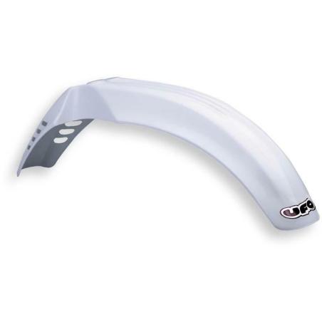 UFO PA01014#041 : Guardabarros delantero universal UFO 500-600 cross-enduro blanco PA01014-041