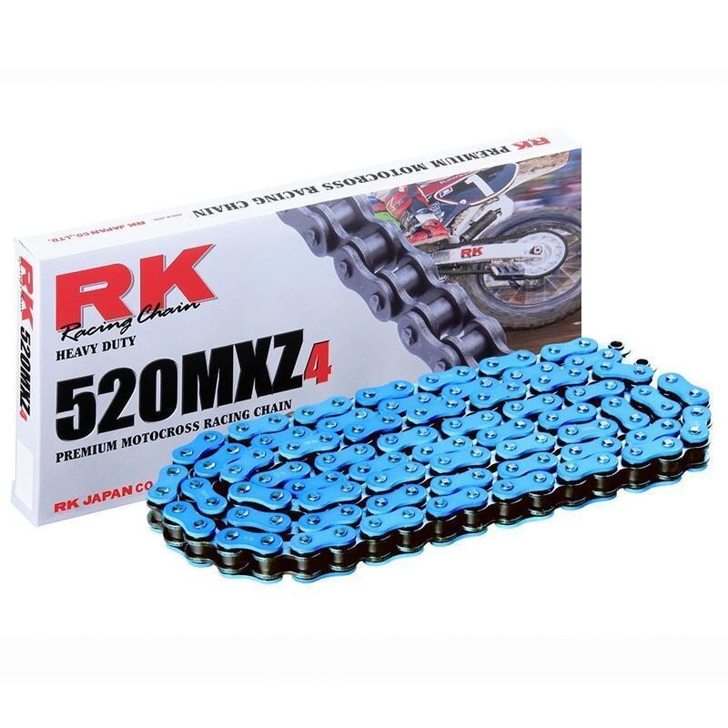 RK BB520MXZ-118 : Cadena RK FB520MXZ4 con 118 eslabones azul