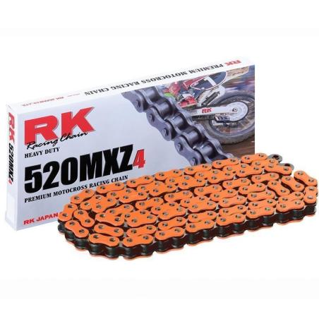 RK DD520MXZ-130 : Cadena RK FO520MXZ4 con 130 eslabones naranja