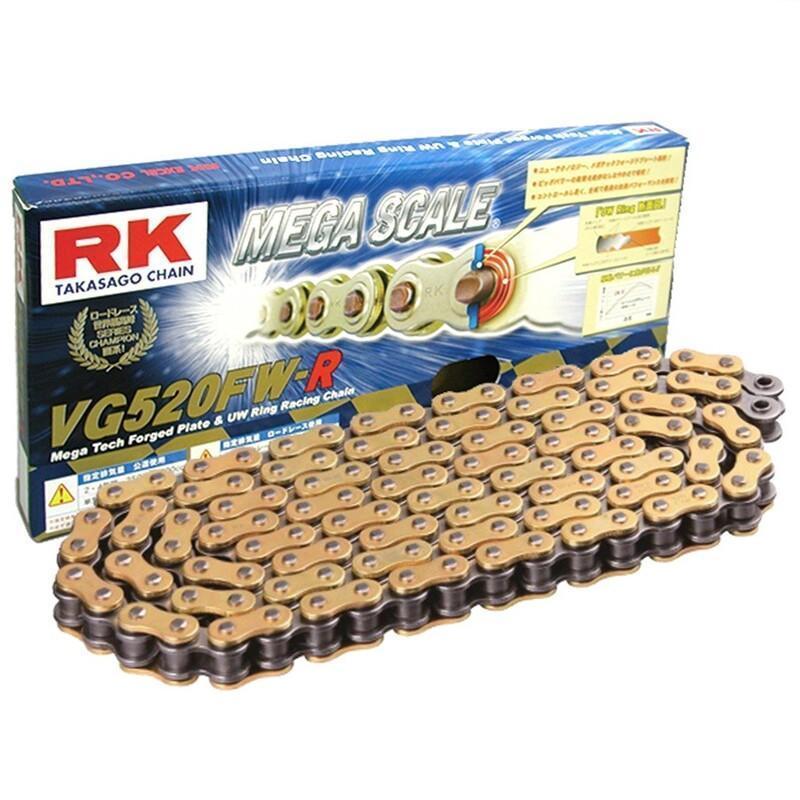 RK VG520FWR-110 : Cadena RK VG520FWR con 110 eslabones oro