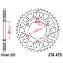 JT SPROCKETS JTA478.43 : Corona JT 478 de aluminio con 43 dientes