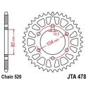 JT SPROCKETS JTA478.47 : Corona JT 478 de aluminio con 47 dientes
