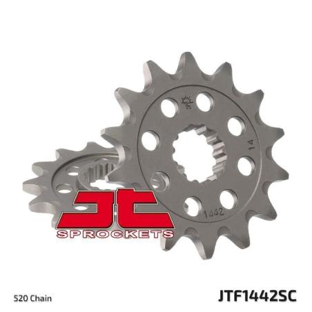 JT SPROCKETS JTF1442.13SC : Piñón JT SPROCKETS acero autolimpiable 1442 - Paso 520