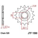 JT SPROCKETS JTF1590.12 : Piñón JT 1590 de acero con 12 dientes