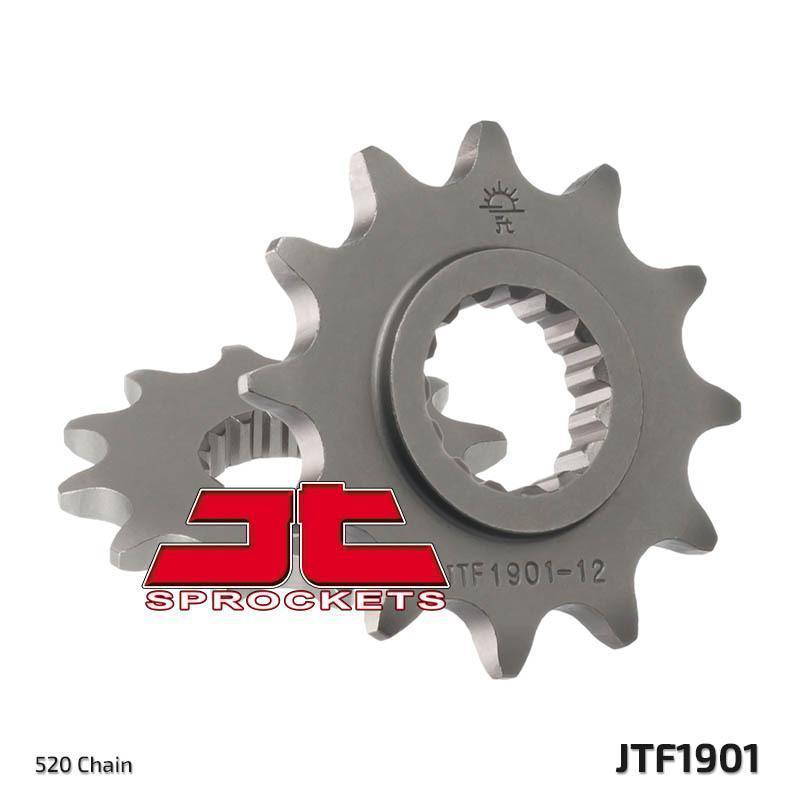 JT SPROCKETS JTF1901.12 : Piñón JT SPROCKETS acero estándar 1901 - Paso 520