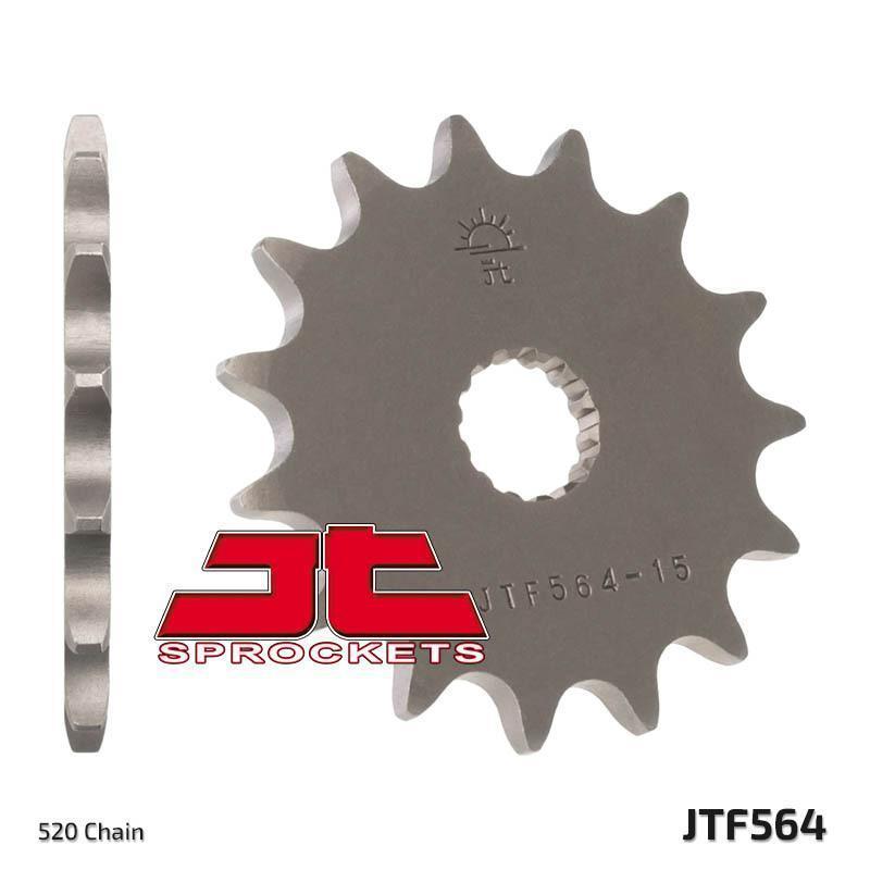 JT SPROCKETS JTF564.14 : Piñón JT SPROCKETS acero estándar 564 - Paso 520