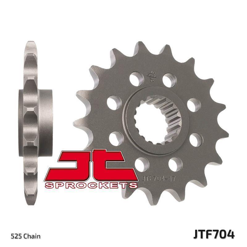 JT SPROCKETS JTF704.15 : Piñón JT SPROCKETS acero estándar 704 - Paso 525