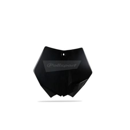 POLISPORT 8664400002 : Porta-números delantero POLISPORT negro KTM