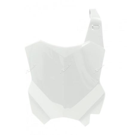 RACETECH R-TBKXFBN0016 : Portanúmeros delantero RACETECH Blanco Kawasaki KX-F450