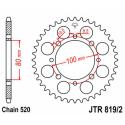 JT SPROCKETS JTR819/2.41 : Corona JT 819/2 de acero con 41 dientes