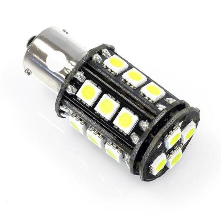 V PARTS HL514 BA15S WHITE : Lámpara LED BA15s 22 leds 12V Blanca