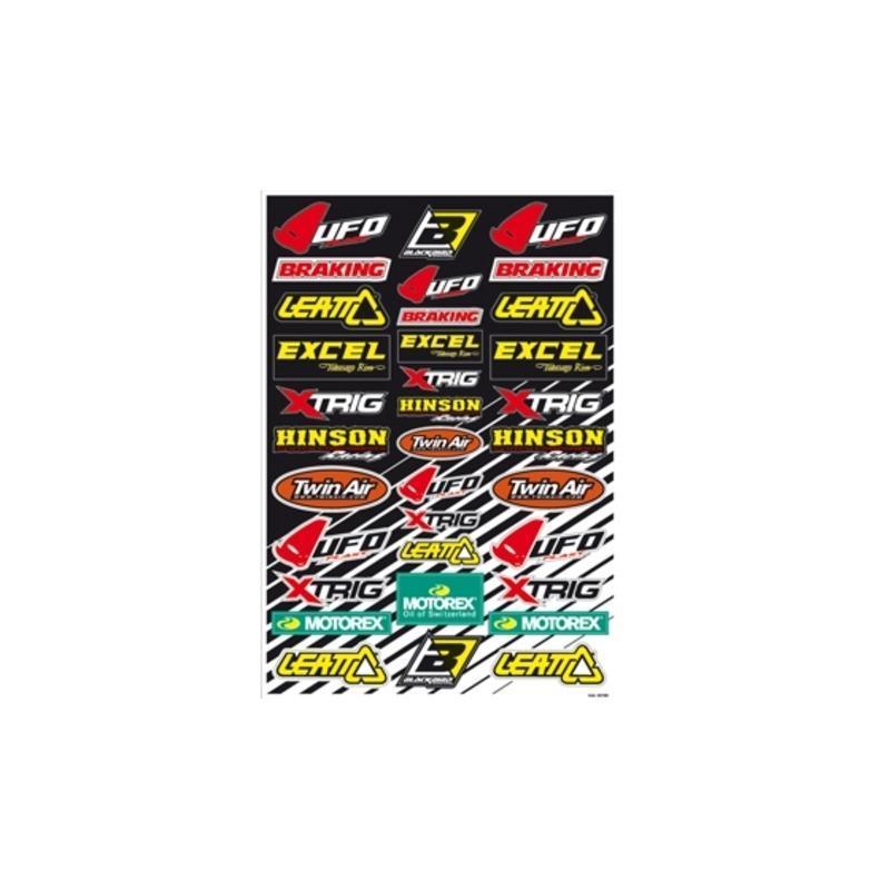 BLACKBIRD 5076B : Kit Adhesivos Blackbird sponsor 5076B