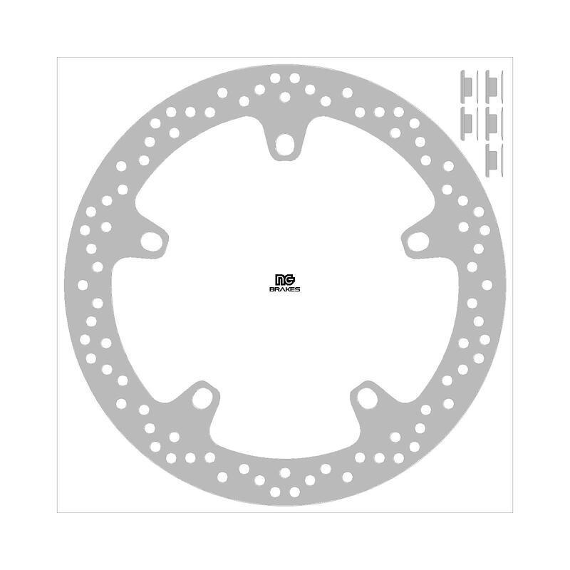 NG BRAKE DISC 2167 : Disco de freno NG BRAKES redondo fijo