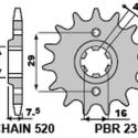 PBR 2313 15 18NC : Piñón PBR acero estándar 2313 - 520
