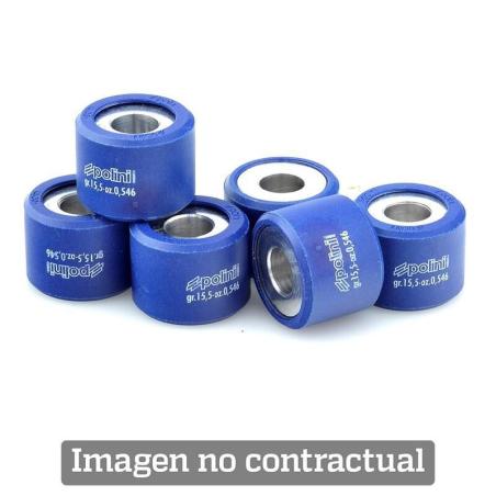 POLINI 242.077 : RODILLOS 19X15,5 G. 9,1