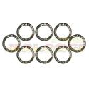 MALOSSI 6613561.D0 : 8 Rodillos Malossi HTRoll Ø25x14,9 gr.15 Ø25X14,9 GR.15 6613561.D0
