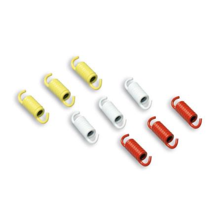 MALOSSI 2915089 : SET 9 muelles SP Malossi EMBR.ORIGINE/FLY/DELTA Amarillo/blanco/Rojo 2915089