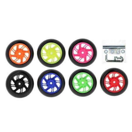 BIHR PT08927 : Set de dos ruedas rosas para caballete paddock
