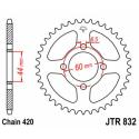 JT SPROCKETS JTR832.50 : Corona JT SPROCKETS acero estándar 832 - 420