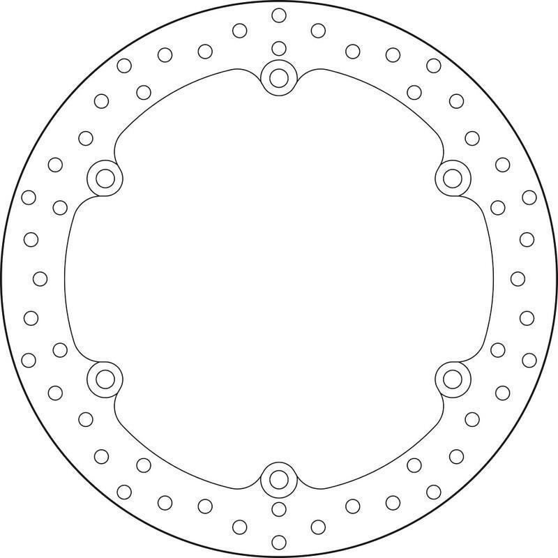 BREMBO 68B407K3 : Disco de freno BREMBO Serie Oro redondo fijo