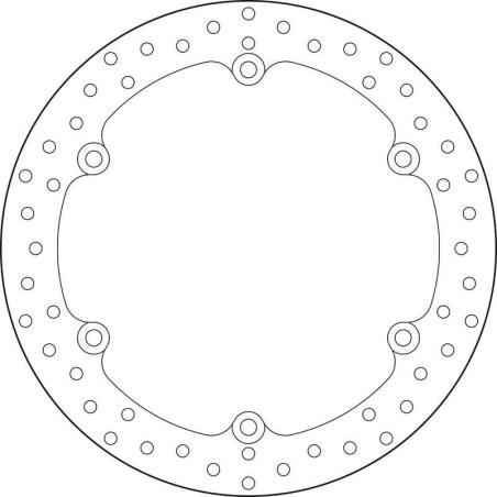 BREMBO 68B407K3 : Disco de freno BREMBO Serie Oro redondo fijo