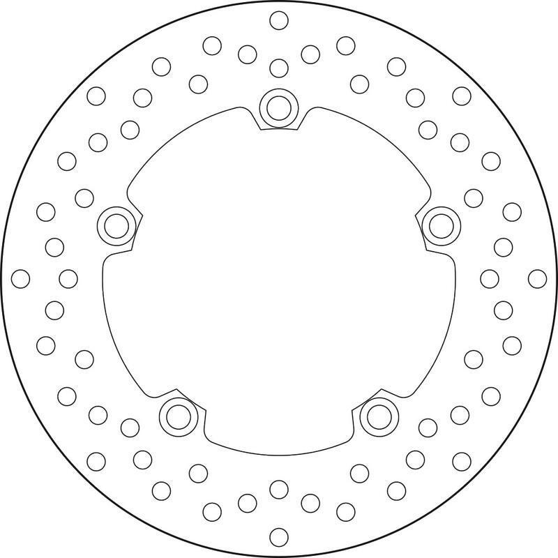 BREMBO 68B407L0 : Disco de freno BREMBO Serie Oro redondo fijo