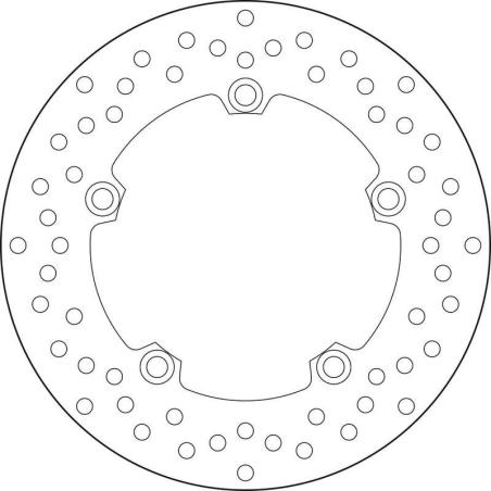 BREMBO 68B407L0 : Disco de freno BREMBO Serie Oro redondo fijo