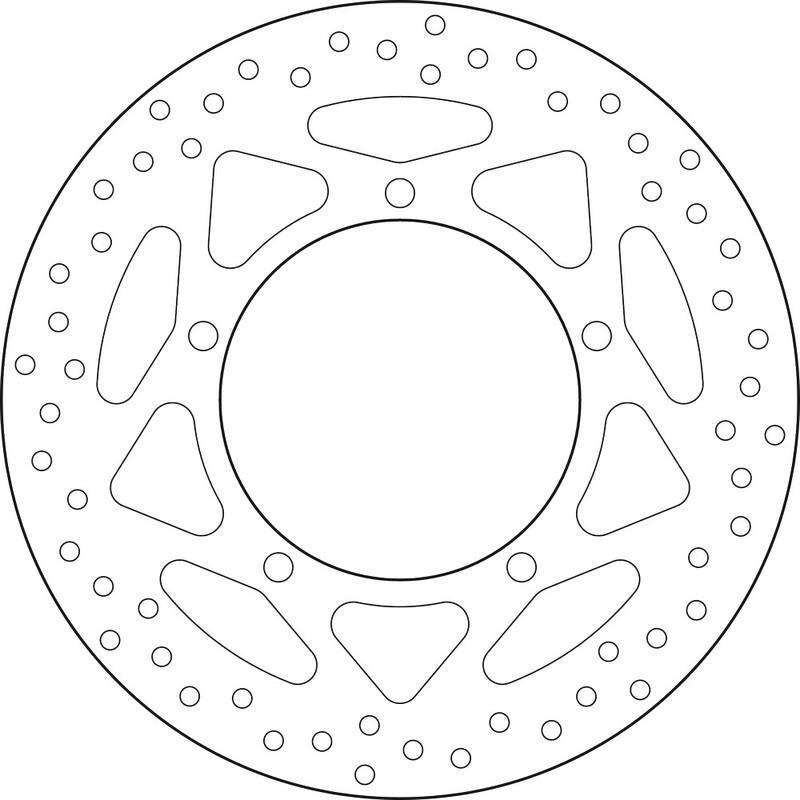 BREMBO 68B407L2 : Disco de freno BREMBO Serie Oro redondo fijo