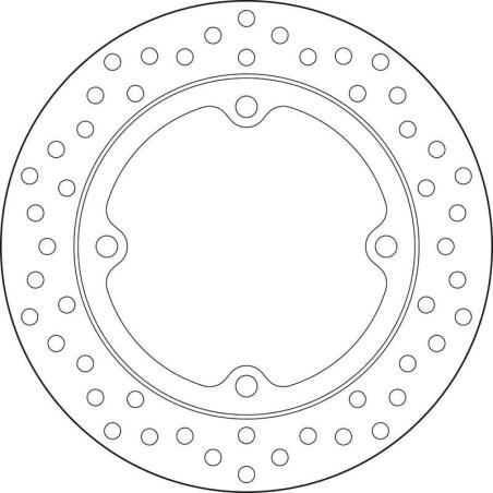 BREMBO 68B407L9 : Disco de freno BREMBO Serie Oro redondo fijo