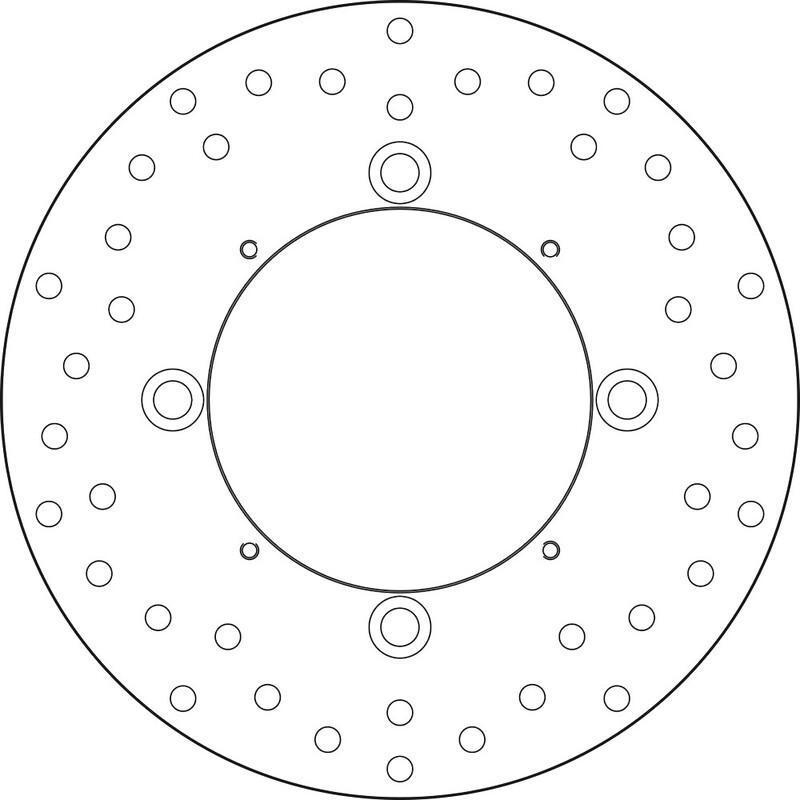 BREMBO 68B407M0 : Disco de freno BREMBO Serie Oro redondo fijo