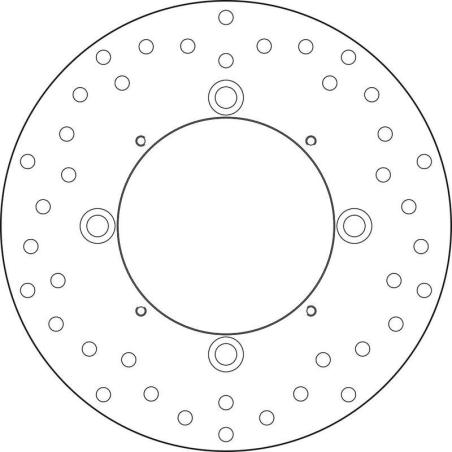 BREMBO 68B407M0 : Disco de freno BREMBO Serie Oro redondo fijo